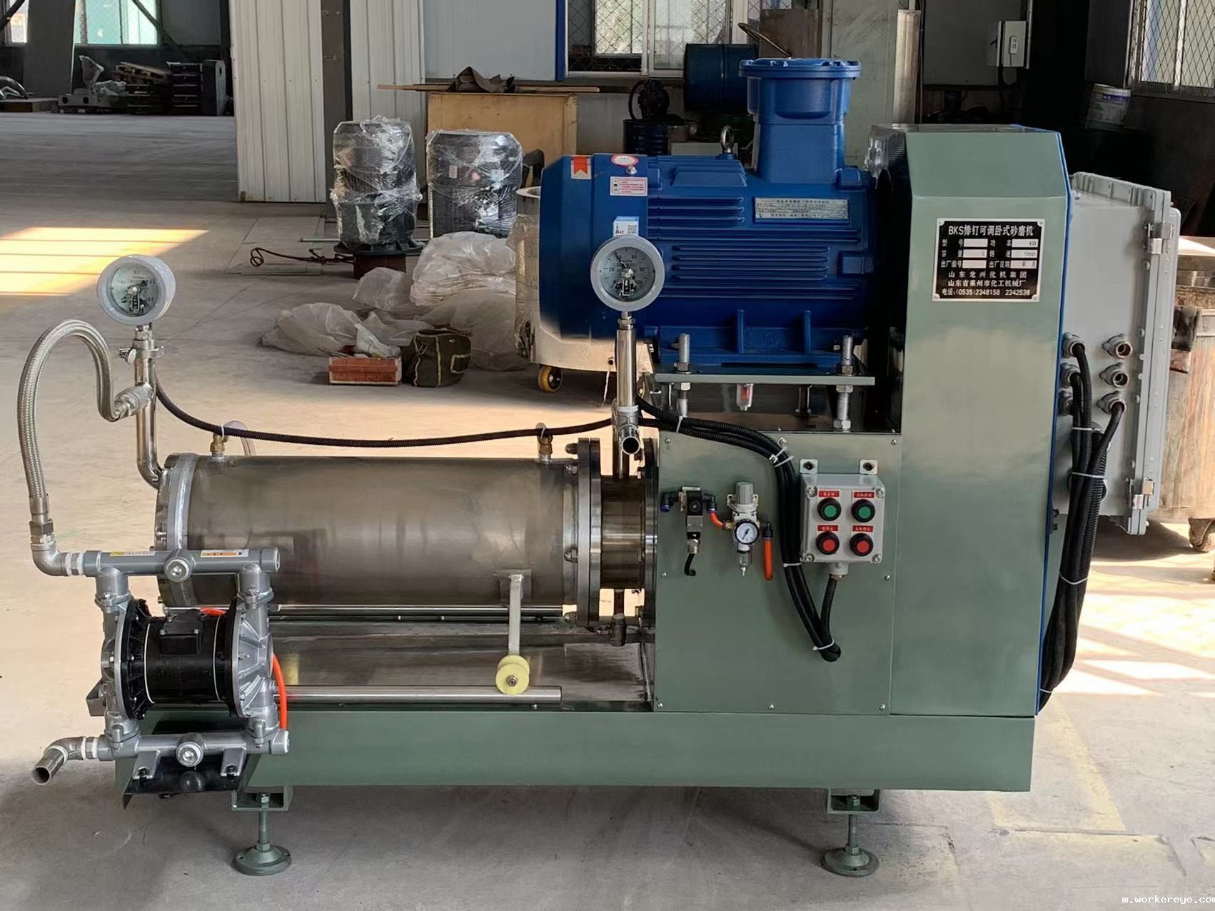 棒钉可调砂磨机